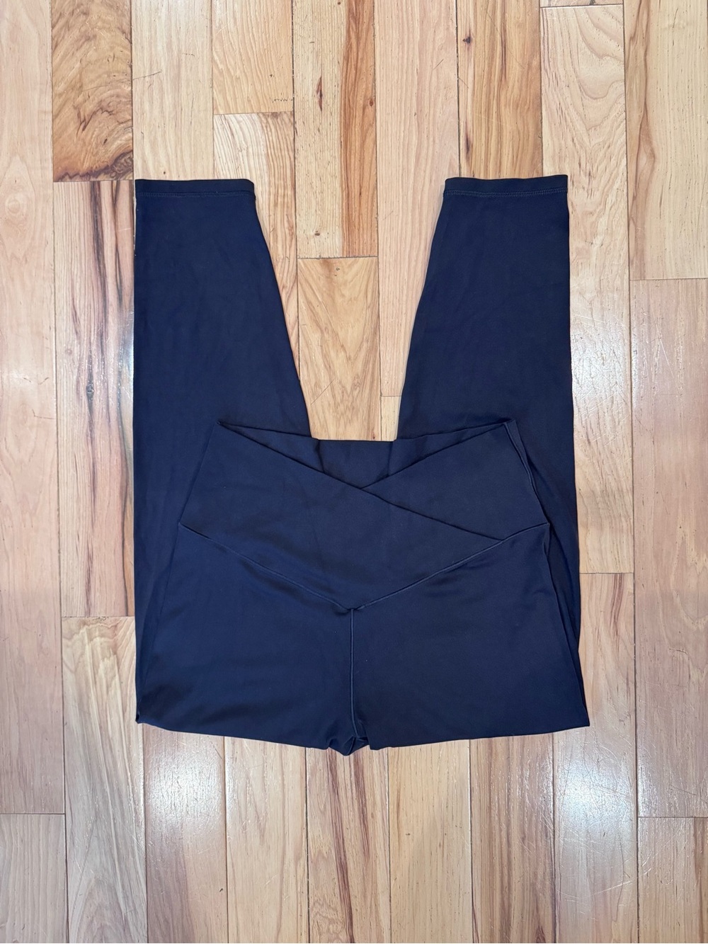 Aerie Black Crossover High Waist Leggings